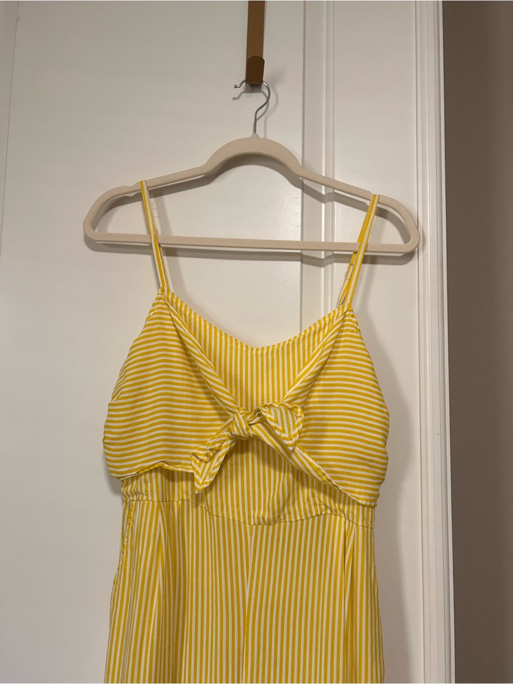 ☀️🌻Summer Sunshine🍋☀️Striped Spaghetti Strap Jumpsuit Romper🍍🔆 - Picture 12 of 13